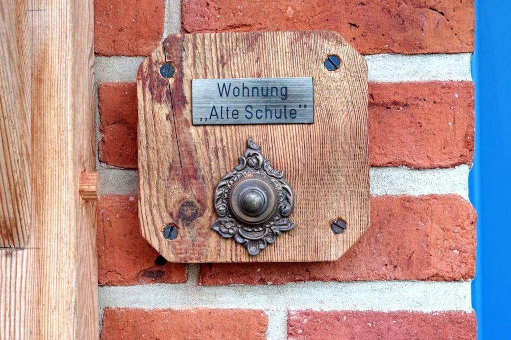 Ferienwohnung Alte Schule Chorin Schorfheide Exterior foto